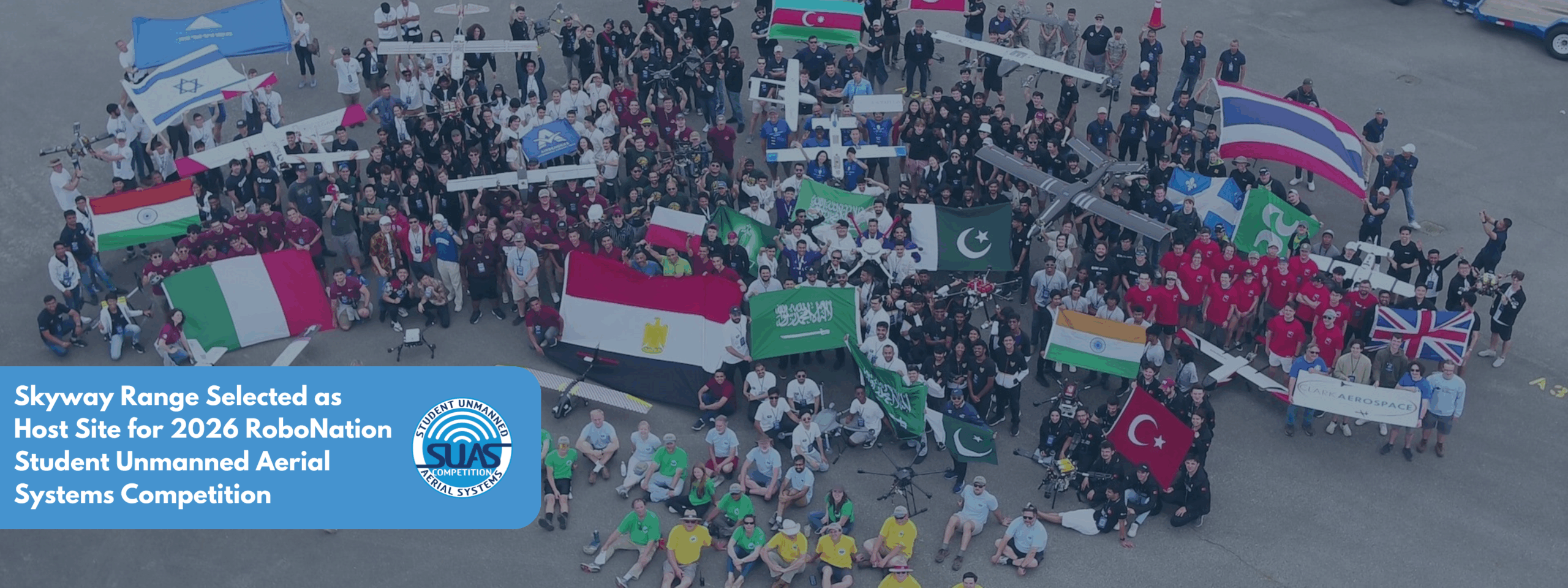 Skyway Range Selected as Host Site for 2026 RoboNation Student Unmanned Aerial Systems Competition