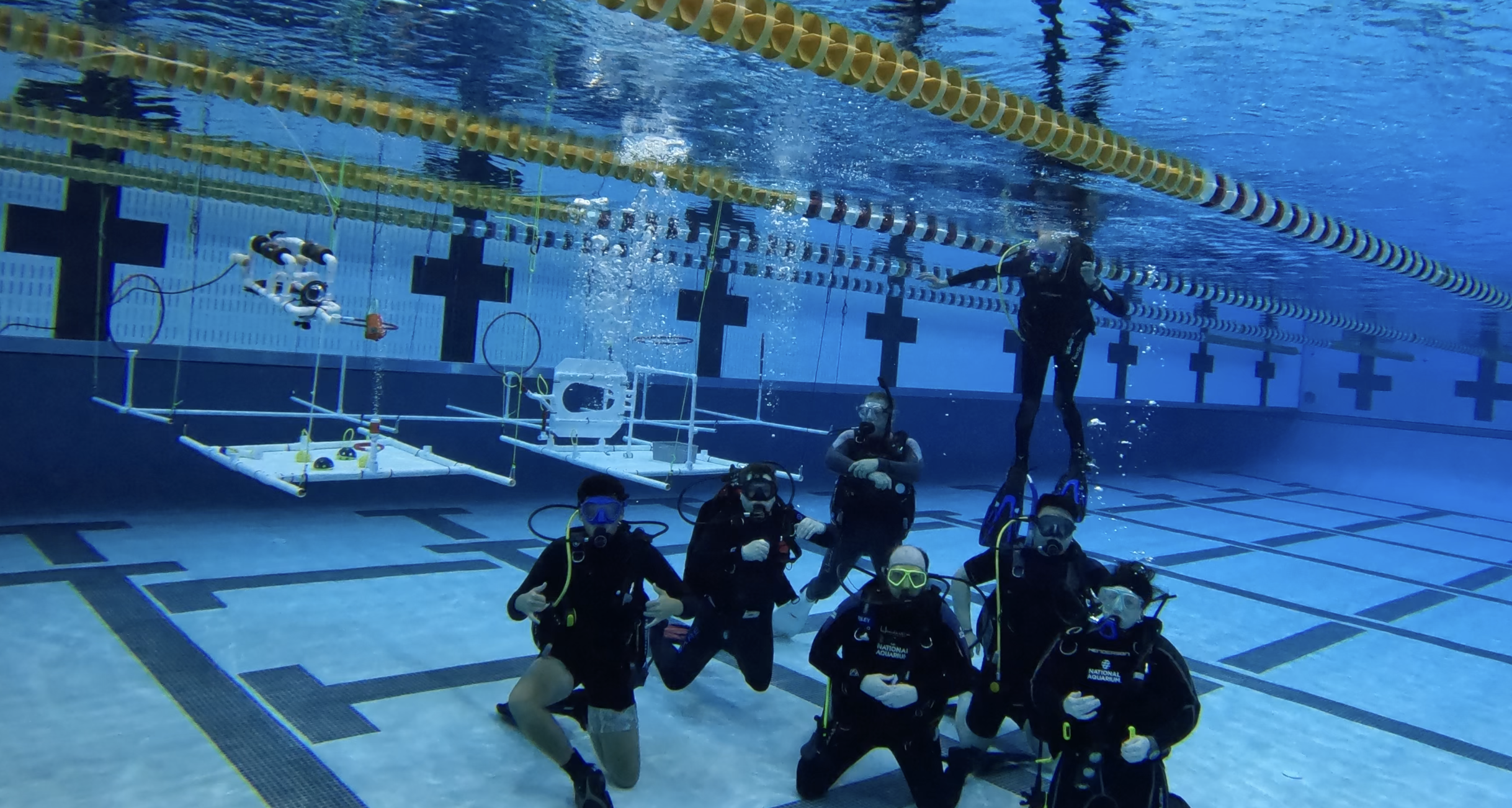 SeaPerch Scuba Volunteers