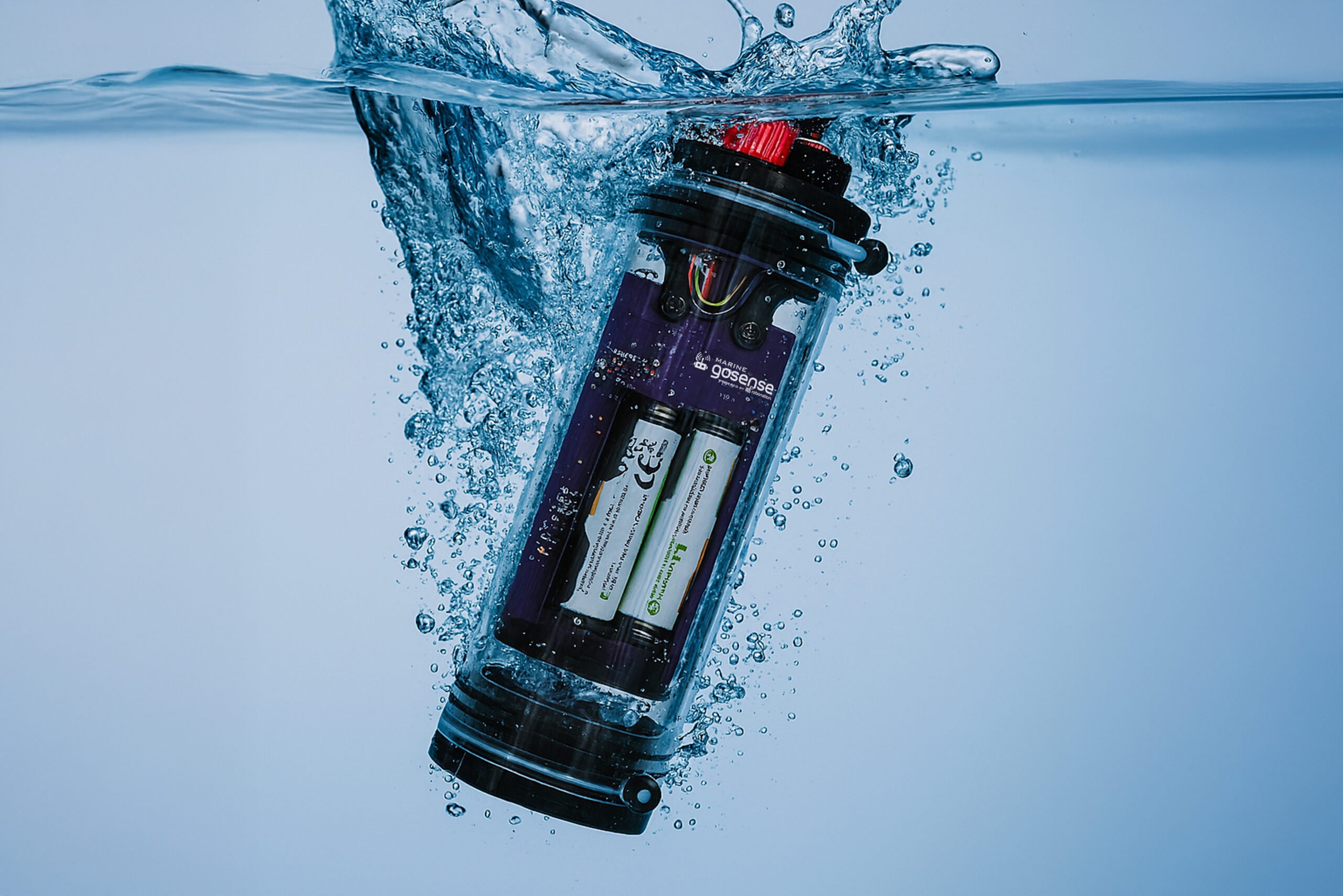 GoSense kit in water